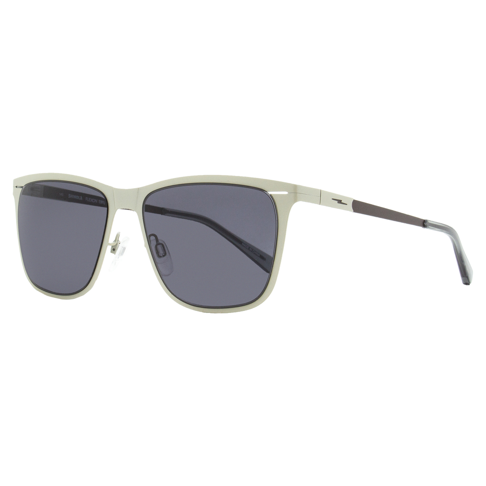 Shinola Matte Light Green Frame Sunglasses with Dark Gray Lenses